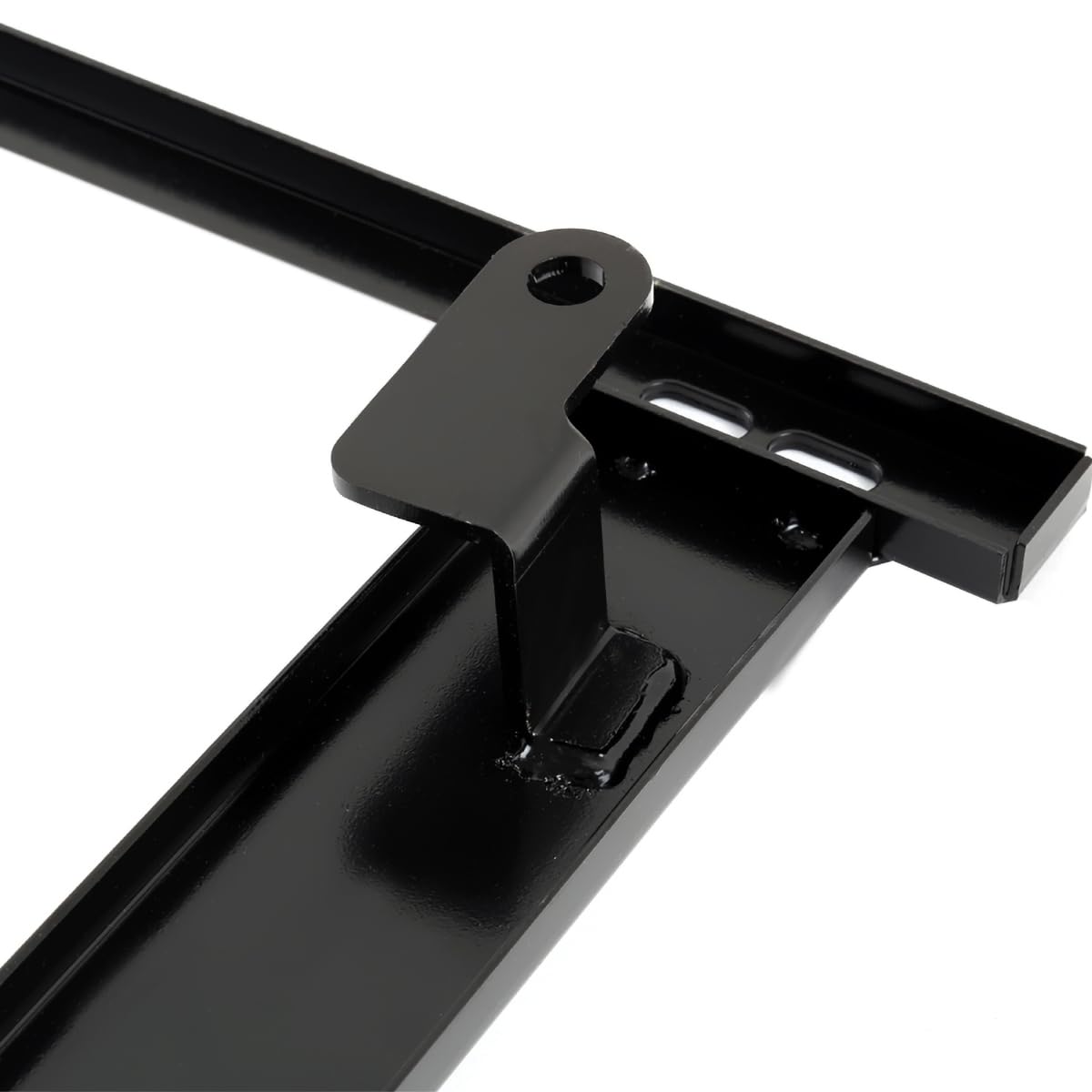 Black Spec-D Tuning Racing Seat Mounting Brackets Rail Track Pair Compatible with 1993-2002 Chevy Camaro