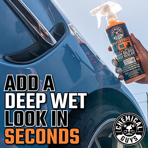 Chemical Guys Hybrid V7 WAC_808_16 Optical Select High Gloss Spray Sealant & Quick Detailer (Safe for All Finishes Including Ceramic Coatings), 16 fl oz, Orange Scent