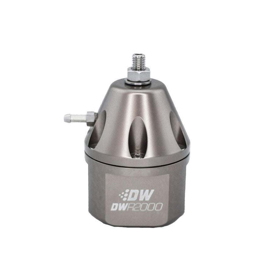 Adjustable Fuel Pressure Regulator DeatschWerks 6-2000-FRT (DWR2000 - Titanium), 1 Pack