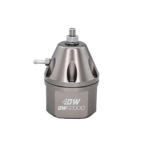 Adjustable Fuel Pressure Regulator DeatschWerks 6-2000-FRT (DWR2000 - Titanium), 1 Pack