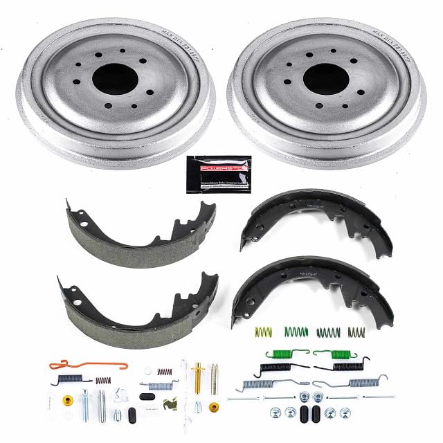 Power Stop KOE15272DK Rear Replacement Brake Kit-OE Brake Drums & Ceramic Brake Pads Autospecialty
