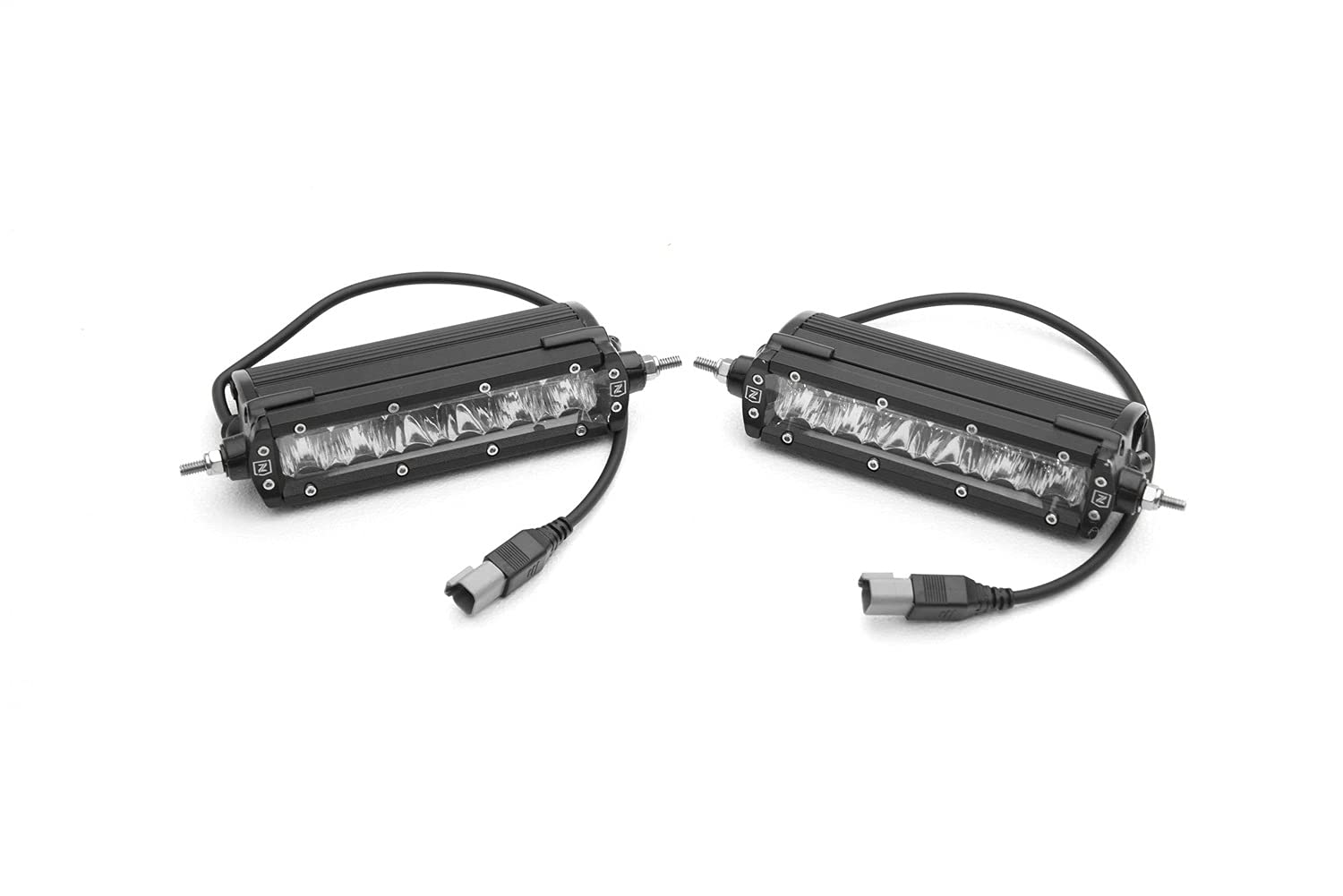 ZROADZ LED Mounting Bracket & Kit Under Rear Bumper - Compatible w/ 2018-2020 Ford F-150 - with (2) 6 Inch ZROADZ Single Row Slim LED Lights (Included) with Wiring Harness - PN Z385662-KIT, Black