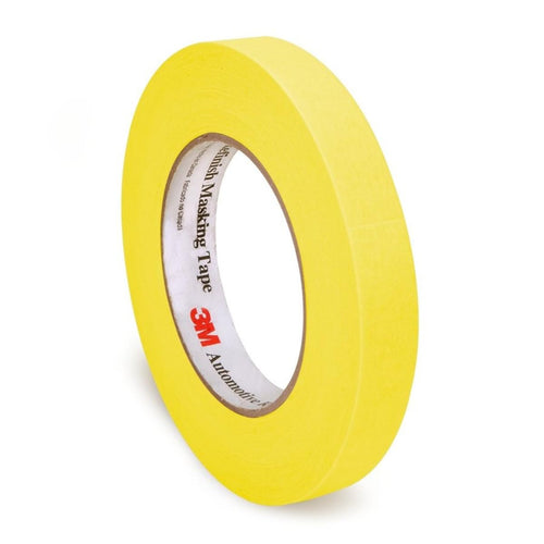 3M Automotive Refinish (MMM6652) Masking Tape, 18mm x 55m, 48 Rolls
