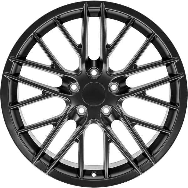 CV08B-18085-5475-56B1 Satin Black Wheel Painted OE Wheels LLC (18 x 8.5 inches /5 x 120 mm, 56 mm Offset)
