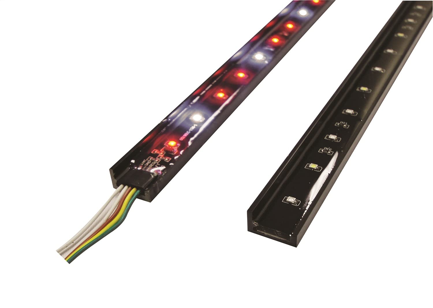 49" RAMPAGE PRODUCTS LED Tailgate Light Bar | Black, Superbrite LED 5 Function, Brake, Left/Right Turn Signals, Flasher/Running Lights | 960135 | Universal Fit