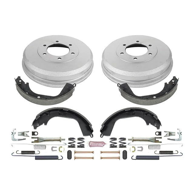Power Stop KOE15410DK Rear Replacement Brake Kit-OE Brake Drums & Ceramic Brake Pads For Chevrolet Colorado 2009-2012, GMC Canyon 2009-2012 [Model Specific]