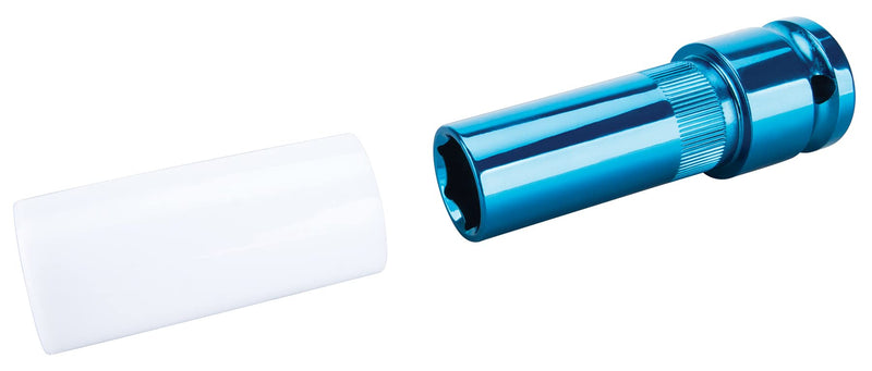Performance Tool 1/2-Inch Impact Drive W32923 17mm Thin Wall Socket, Blue