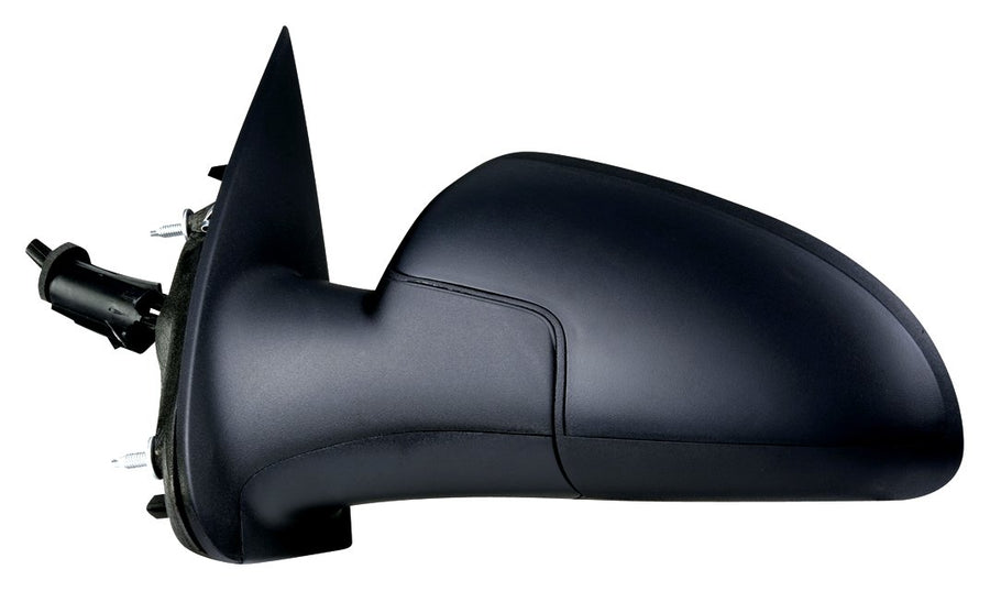 Driver Side Fit Mirror for Chevrolet Cobalt Coupe, Black, Textured Cover, Foldaway, Manual Remote