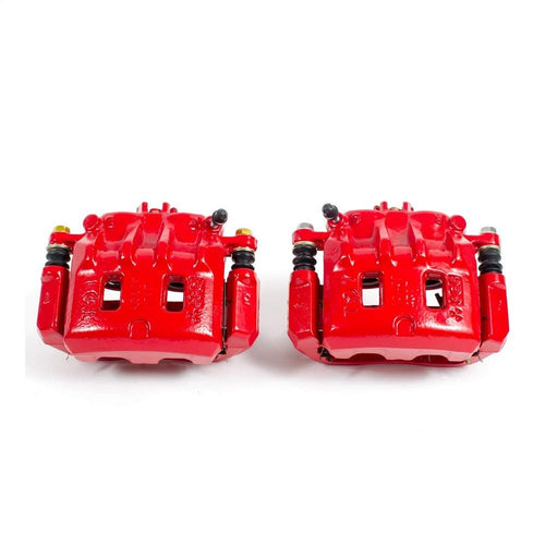 Power Stop S1948A Front Pair of High-Temp Red Powder Coated Calipers For Subaru Impreza 2002-2003, Subaru Legacy 2001, Subaru Outback 2001 [Model Specific]
