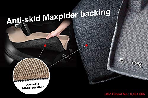 3D MAXpider Kagu Custom Fit Cross Fold Cargo Liner (Black) Compatible with Jaguar F-Pace 2017-2026- Cargo Liner