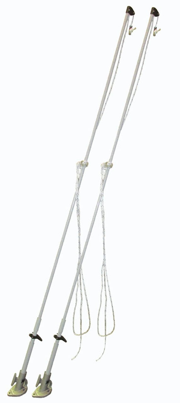 Dock Edge Premium Mooring Whip + Watercraft Docking System (Set of 2), 14' for Craft up to 28' or 10,000 lbs