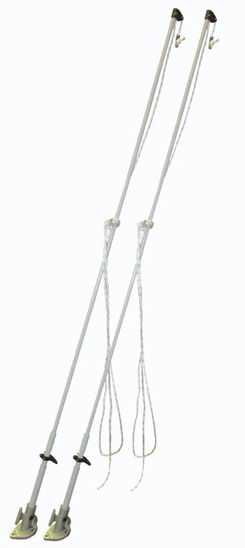 Dock Edge Premium Mooring Whip + Watercraft Docking System (Set of 2), 14' for Craft up to 28' or 10,000 lbs
