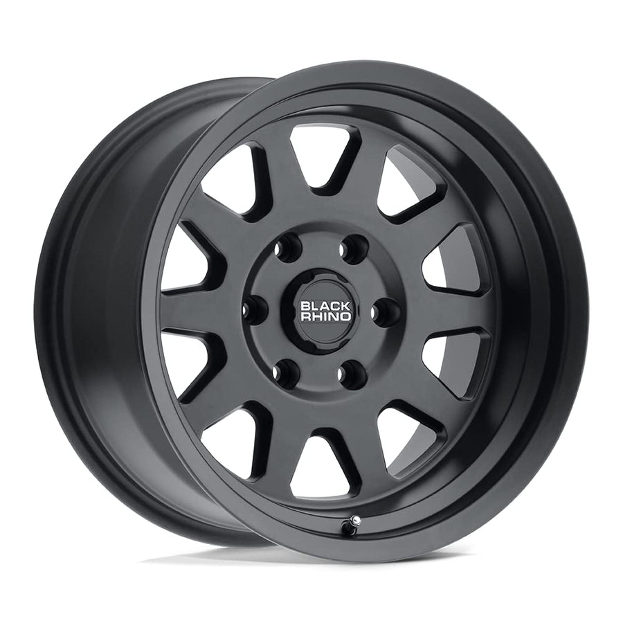 Stadium Black Rhino 17x8 5x160 +45mm Matte Black Wheel Rim 17" Inch 1780SDM455160B65A