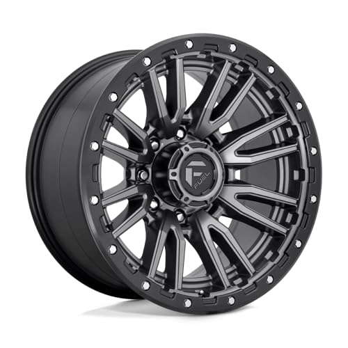 D680 REBEL FUEL OFF-ROAD 20X10, 8X180, 4.79, 18mm MATTE GUN METAL BLACK BEAD RING - D68020001847