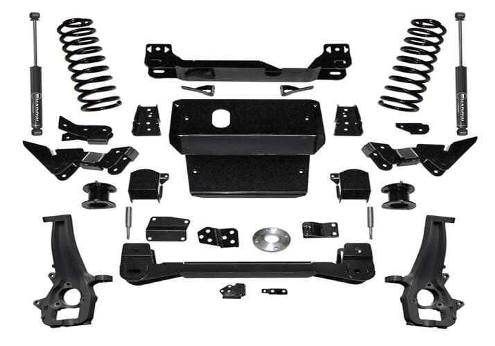 SUPERLIFT SUSPENSION RealTruck 4" Lift Kit for Dodge RAM 1500 | Complete Lift Kit with Rear Shadow Series Shocks | K1019 | Fits 2012-2022 Dodge RAM 1500 4WD Gas / Eco Diesel Models