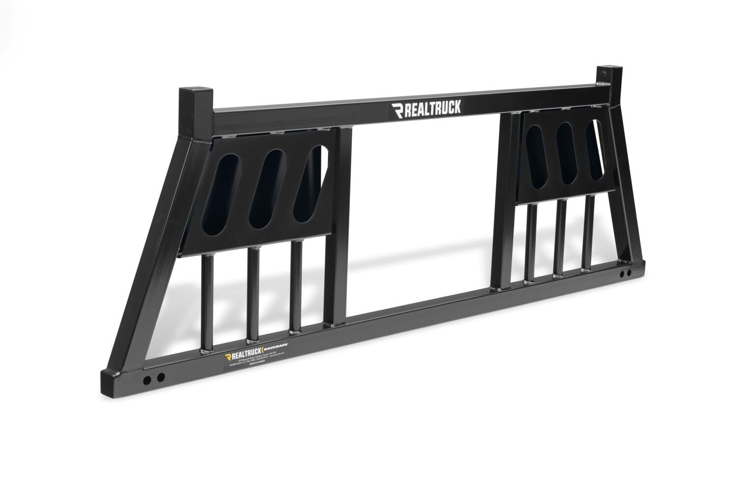 BACKRACK RealTruck Three Light Rack Frame Only | Black, No Drill | 149TL | Fits 2019-2025 Chevrolet/GMC Silverado/Sierra 1500; 2008-2019 & 2022-2025 Toyota Tundra; 2004-2025 Ford F-150 & Others