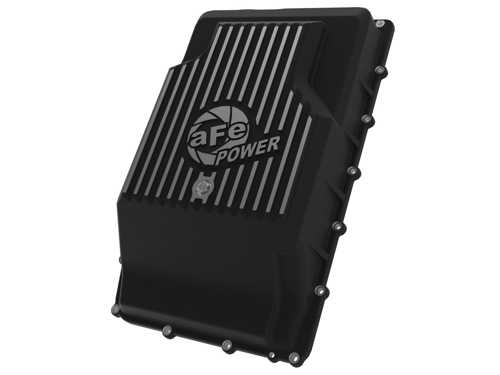 aFe 10R60/10R80 Ford F-150 17-24 Pro Series Rear Transmission Pan Black w/ Machined Fins