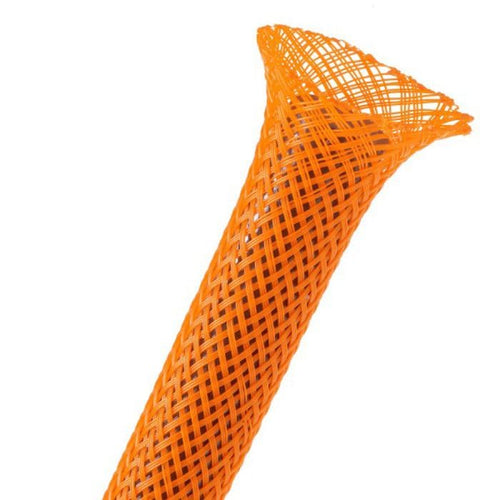 TRIC KIT Hotrod Braided Cover for 1/8" to 2 3/4" Diameter, Orange