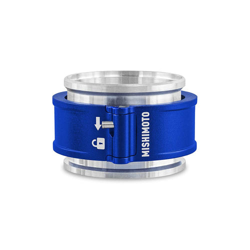 Mishimoto Quick Release Clamp Assembly MMCLAMP-QD-25BL, 2.5" Blue