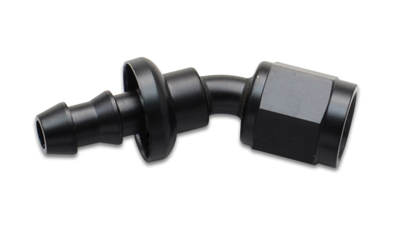 30 Degree Push-On Vibrant Performance Hose End Elbow Fitting; Size: -10An, 1 Pack