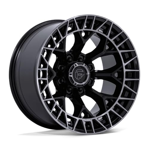 FUEL OFF-ROAD FC873 20X9 CHARGER 8X6.5 5.04 1mm GLOSS BLACK BRUSHED FACE DARK TINT - FC873BT20908001