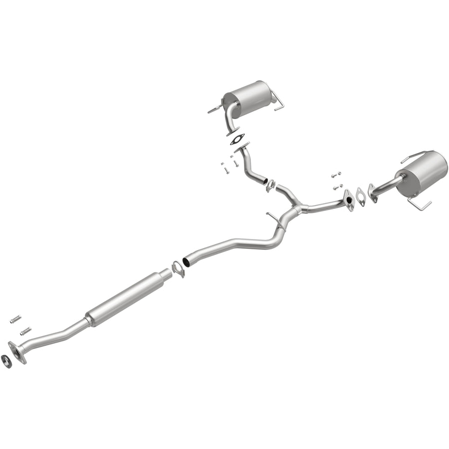 Replacement Exhaust System Kit BRExhaust 106-0244: Compatible with 2005-2005 Subaru Outback 2.5L