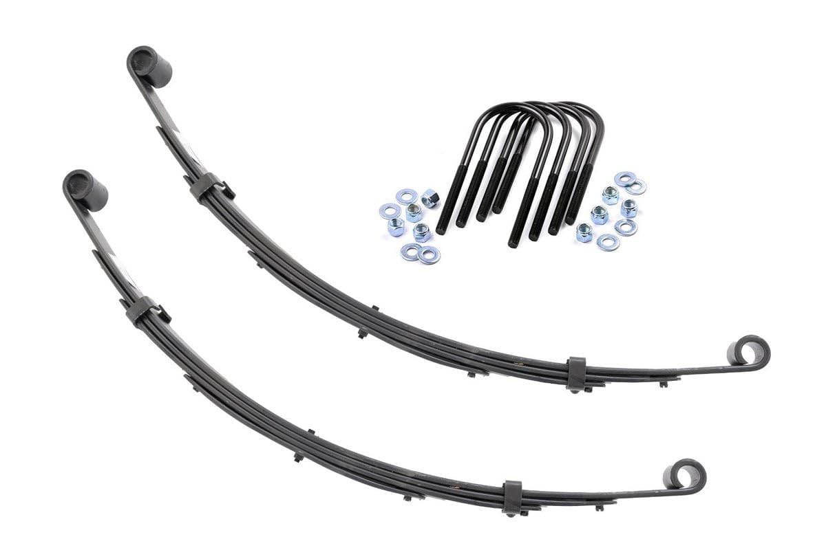 3" Rough Country Front Leaf Springs for 1974-1983 Jeep Cherokee SJ - 8004Kit