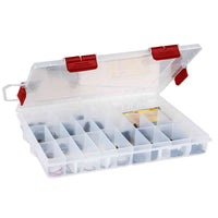 Plano Terminal Rustrictor Stowaway, Premium Tackle Storage with Rust Prevention, Clear, Transparent/Red