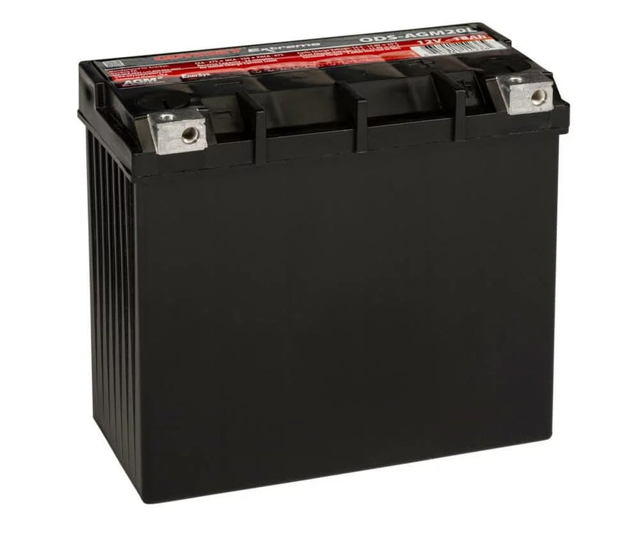 Odyssey Battery, AGM, Extreme Series, Powersport, 12V, 400 Cranking amps, Top/Side Post Terminals, 6.9 in L x 6.1 in H x 3.4 in W, Each