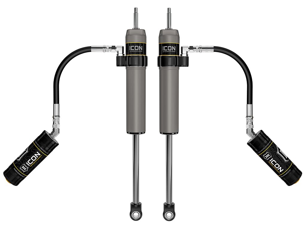 2024-2025 Toyota Tacoma ICON 57808P, 0-1" Lift, Rear, V.S. 2.5 Aluminum Series Shock Absorbers, Remote Reservoir, Pair