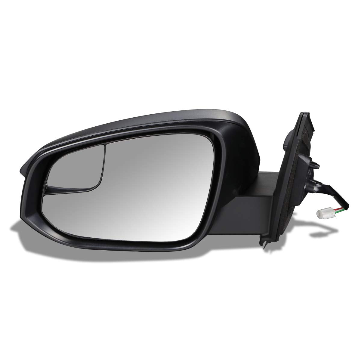 Auto Dynasty TO1320345 Powered+Spotter Glass OE Style Driver/Left Side View Door Mirror Compatible with Rav4 LE 16-18