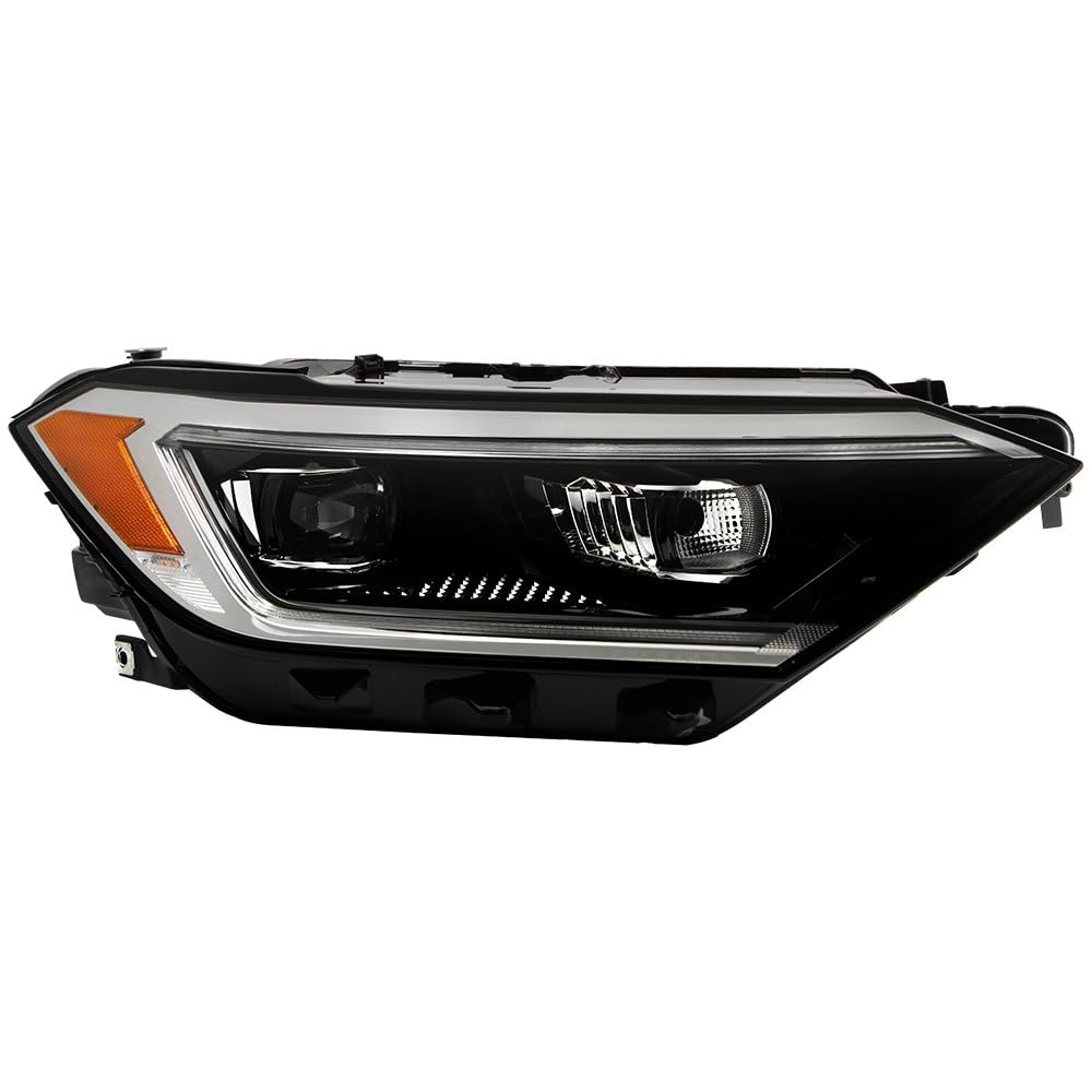 VW Jetta 19-22 SEL Model Spyder LED High Low Beam Projector Headlight - Signal-PWY24W(Included) - OE Right (VW2503175)