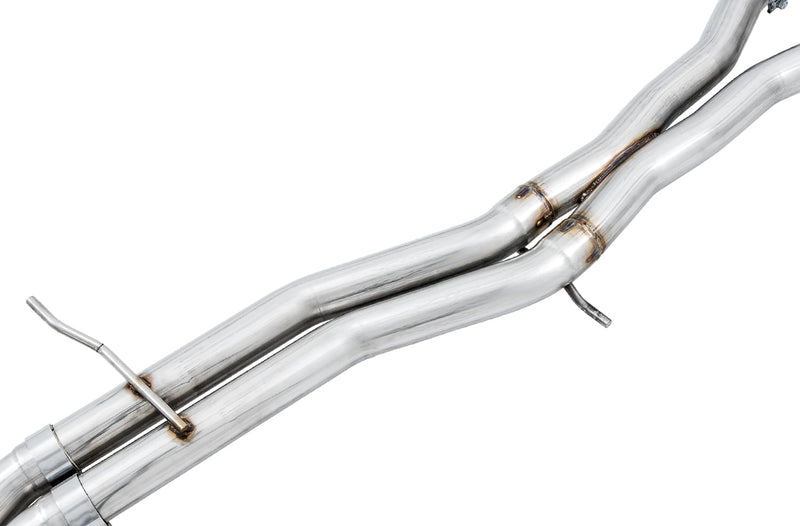 AWE Exhaust SwitchPath for Audi B9 S4 - Non-Resonated - Diamond Black 102mm Tips (3025-43034)