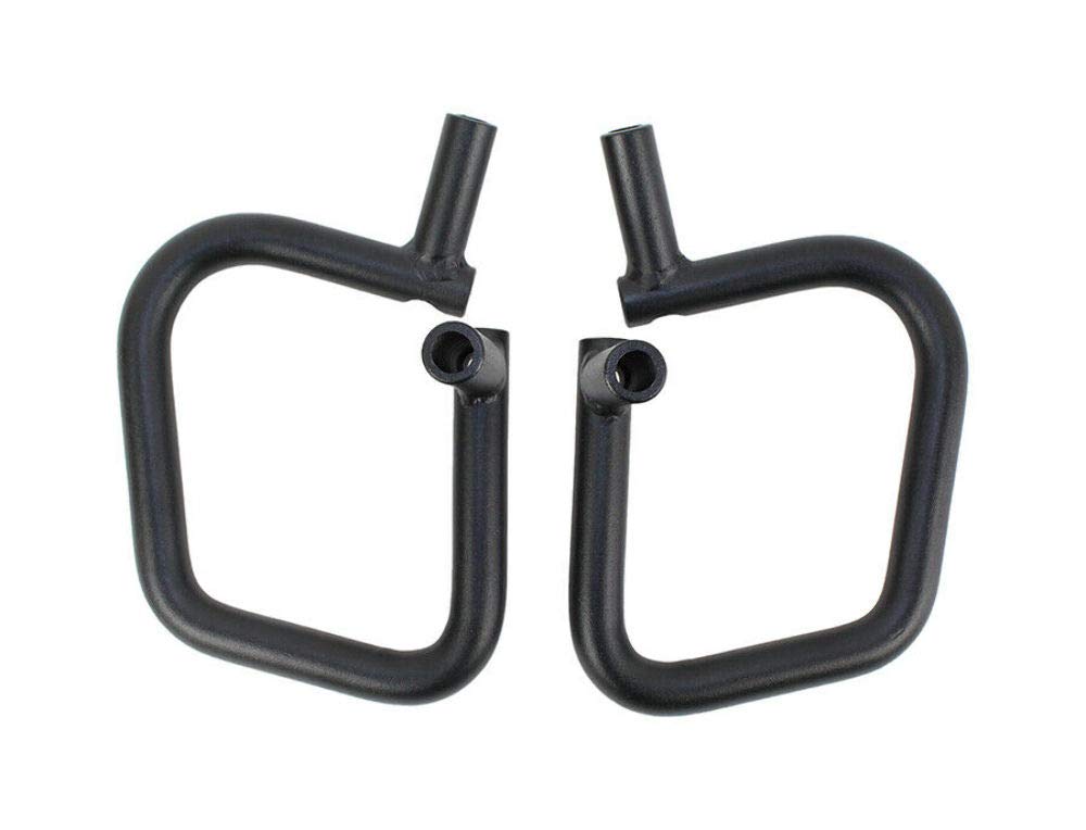 Fishbone Jeep Offroad JK Grab Handles Front 07-17 Wrangler JK 2/4 Door Steel Black Textured Powdercoat