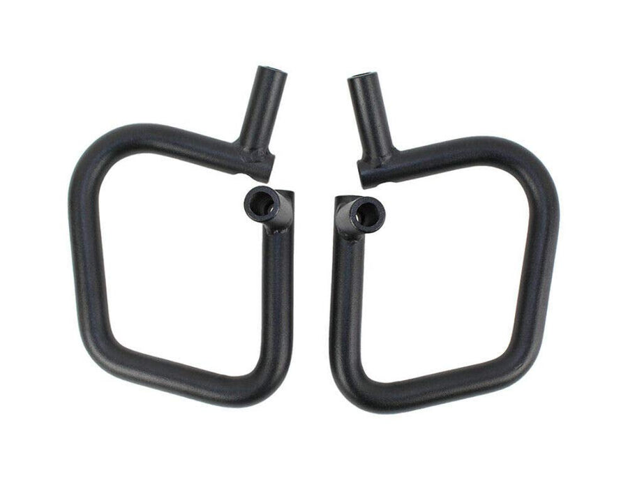 Fishbone Jeep Offroad JK Grab Handles Front 07-17 Wrangler JK 2/4 Door Steel Black Textured Powdercoat