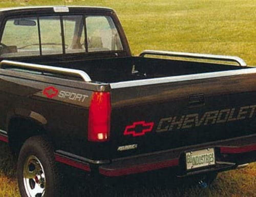 Big Willy Go Industries Inc. Stainless Steel Stake Pocket Bed Rails, for Select Ford Trucks 546F
