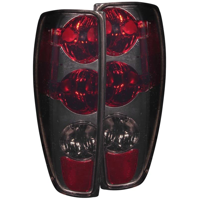 Chrome Euro Tail Light Set-Smoke Lens ANZO USA 211152