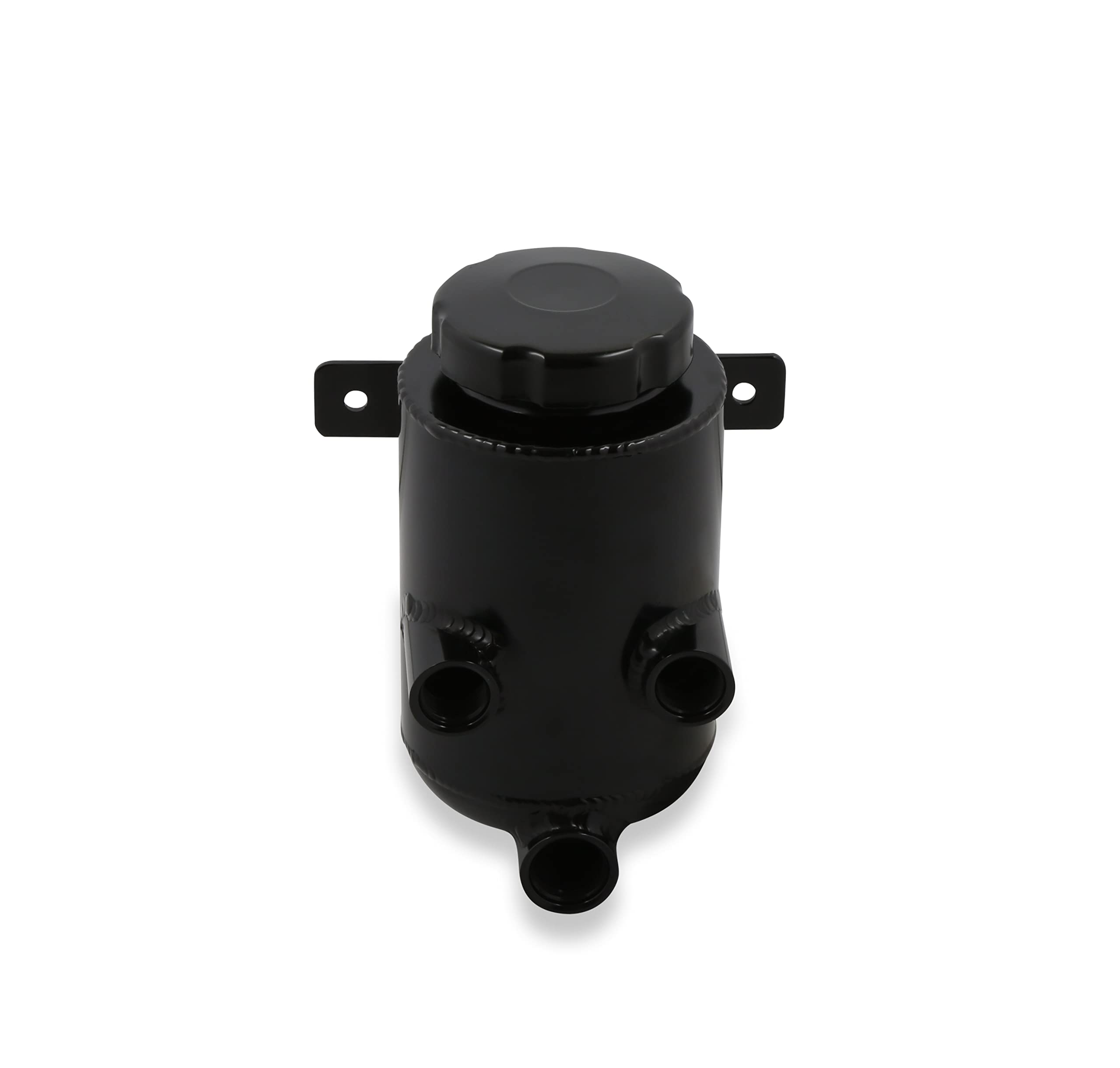 198-212 Holley Power Steering Remote Reservoir Black Aluminum