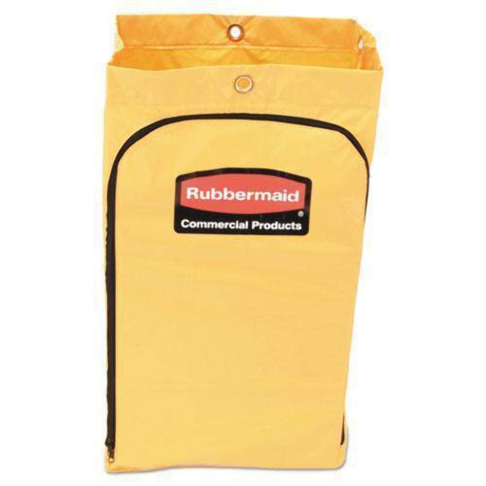 Zippered 21-Gal Vinyl Cleaning Cart Bag