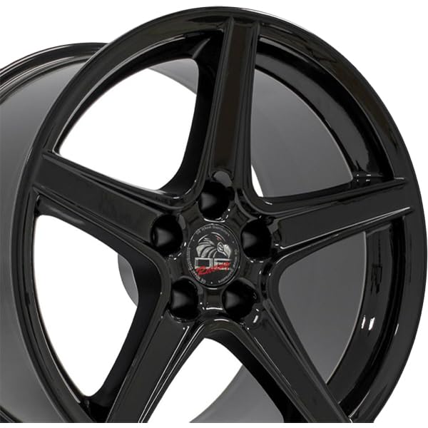 FR06B OE Wheels 18" Replica Wheel Fits Ford Mustang Saleen Rim 18x10 Black Wheel