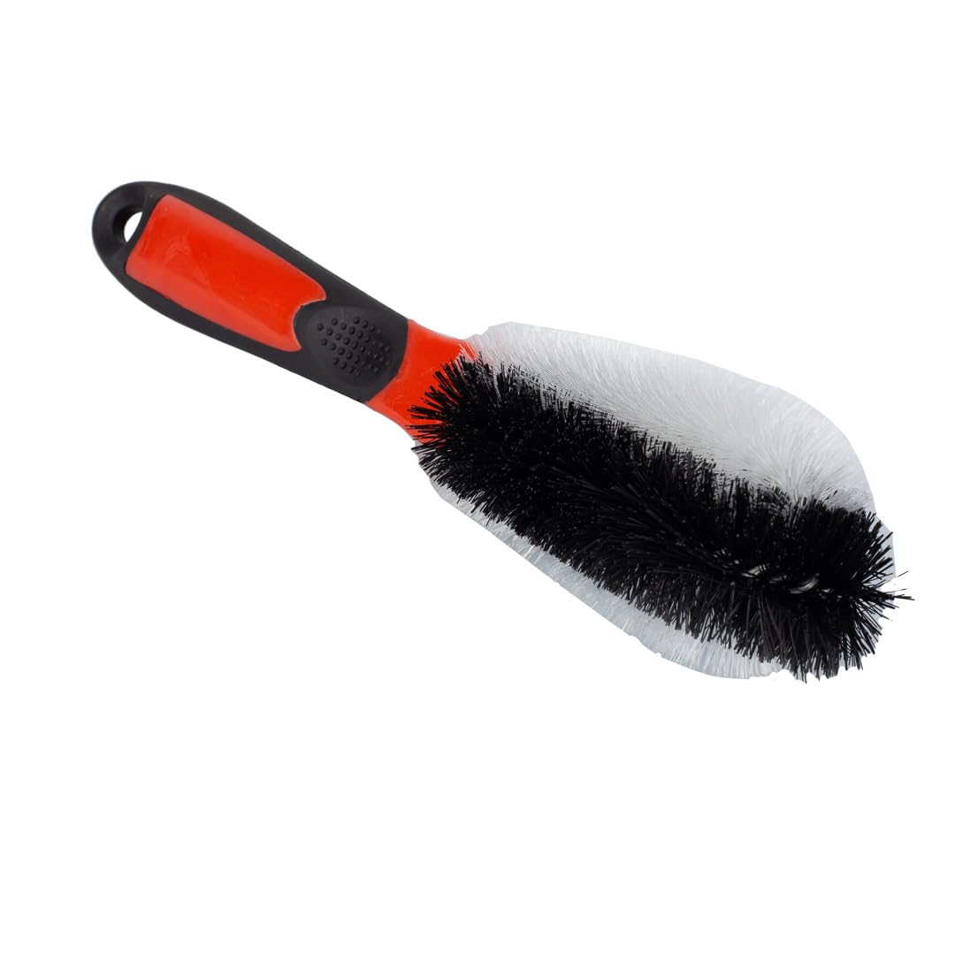Maxshine 360° Universal Car Engine Cleaning Brush | 12” Long Handle with Non-Slip Grip | Soft Bristles for Safe & Effective Detailing | Deep Cleaning Tool for Engines, Wheels & Auto Detailing