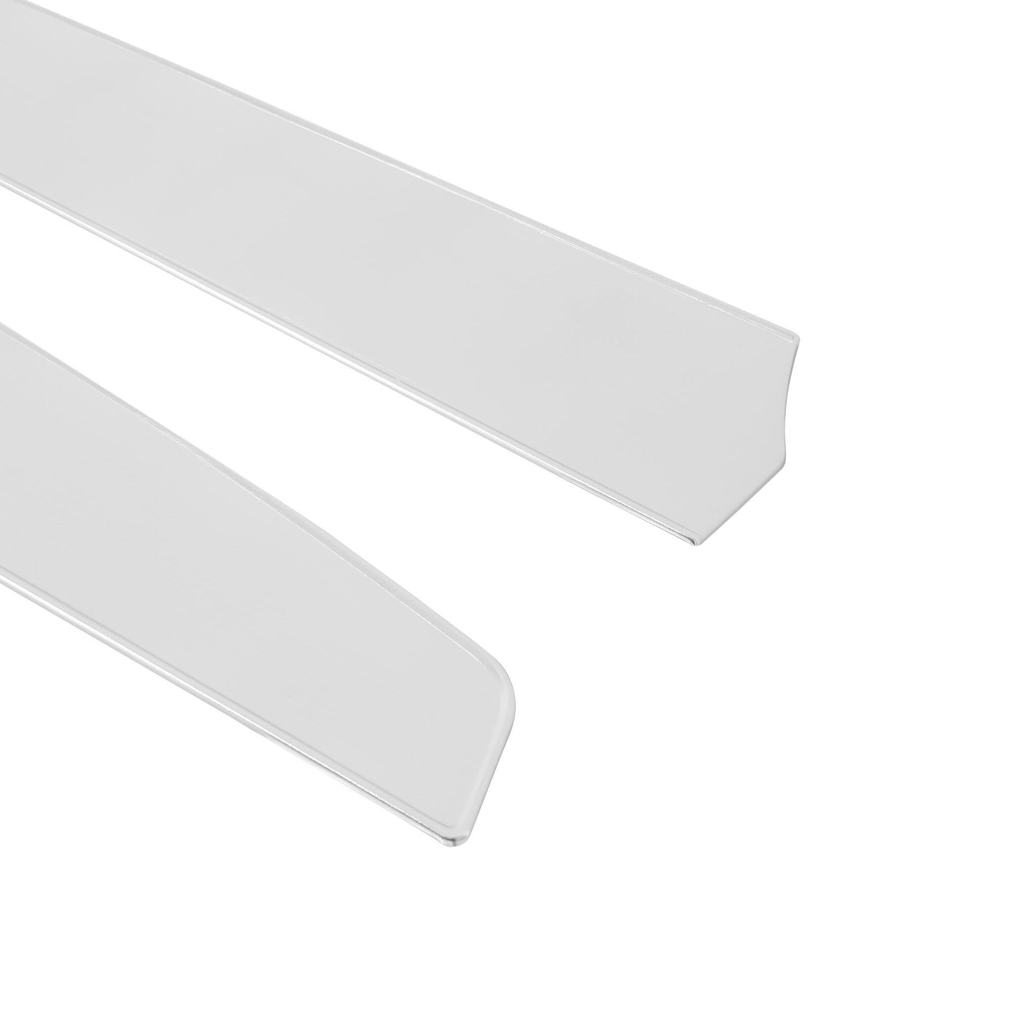 1967 Deluxe Door Panel Inserts Scott Drake C7ZZ-65237A223N - Brushed Aluminum
