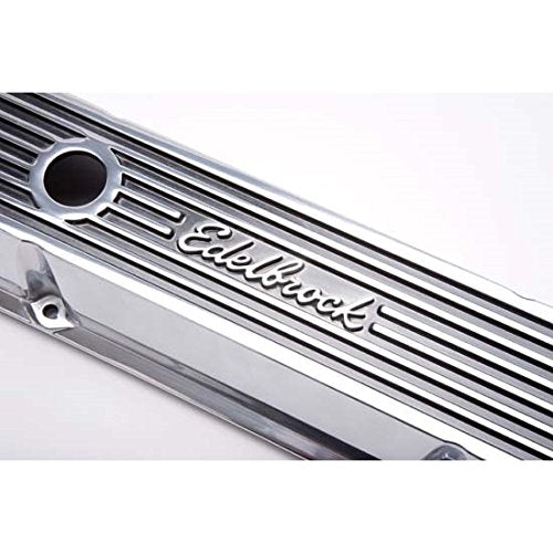 Edelbrock Valve Cover Kit 4262 (Elite II Series SBC Short), Multi, One Size