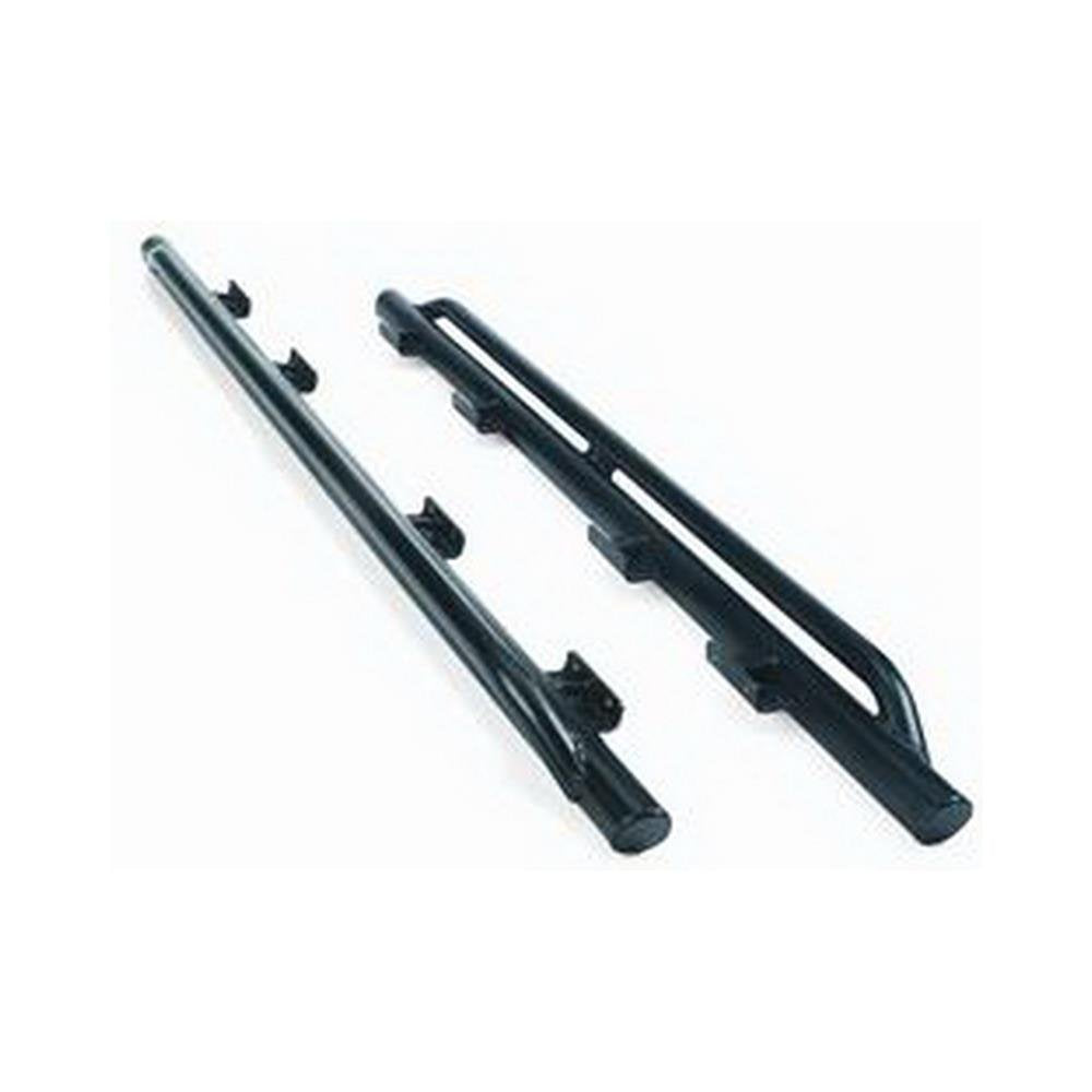 Steel Plate WARN 74580 Rock Sliders Panel Guard for 2-Door Models: Jeep Wrangler (2007-2017) and Wrangler JK (2018)