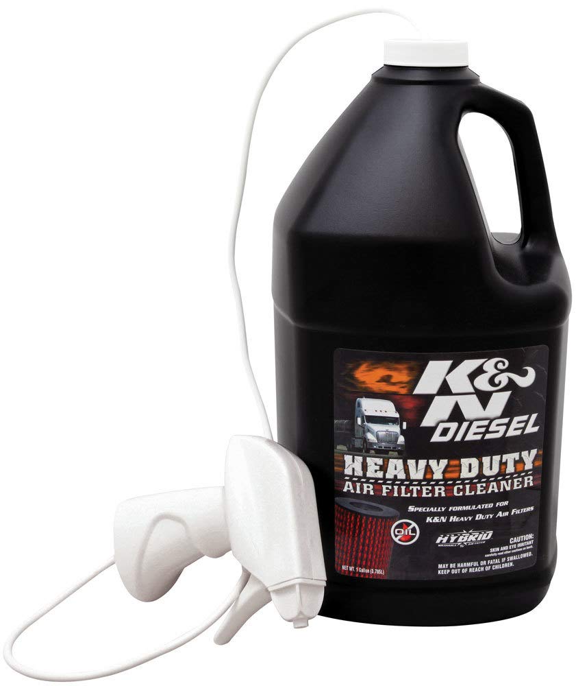 K&N Air Filter Cleaner and Degreaser: Heavy Duty Power Kleen; 1 Gallon; Restore Engine Air Filter Performance, 99-0638