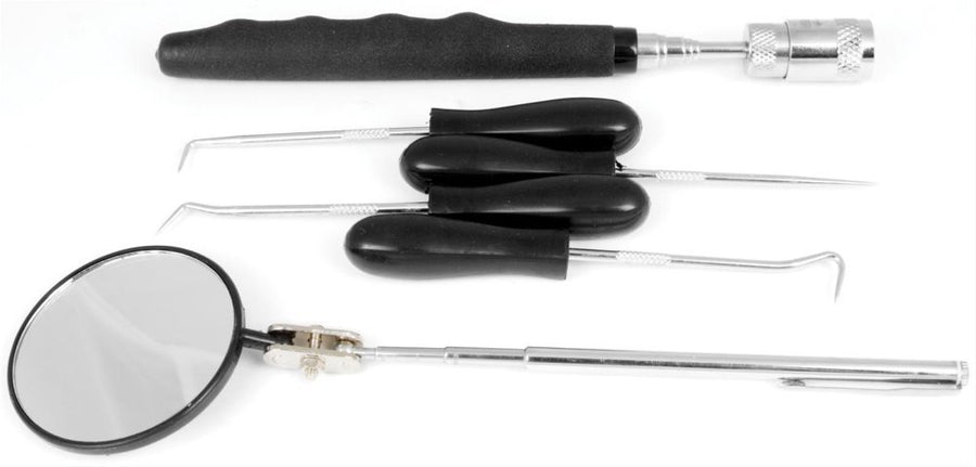 Lighted Performance Tool 1958 Inspection Tool Set - Essential Automotive Inspection Equipment with Bright LED Lighting for Clear Visibility