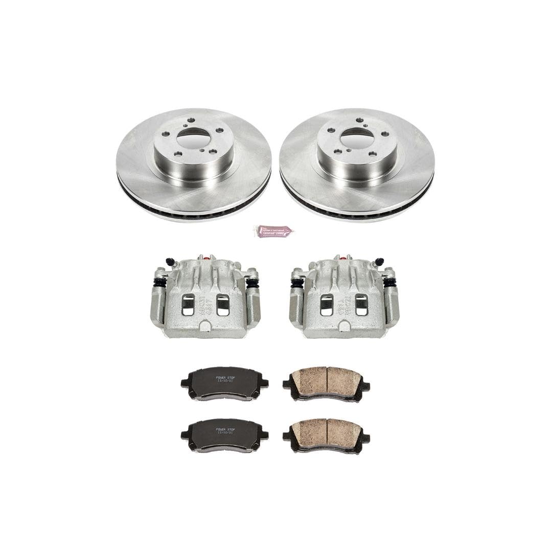 Power Stop 1-Click KCOE1120 Autospecialty Brake Kit with Calipers OE Replacement