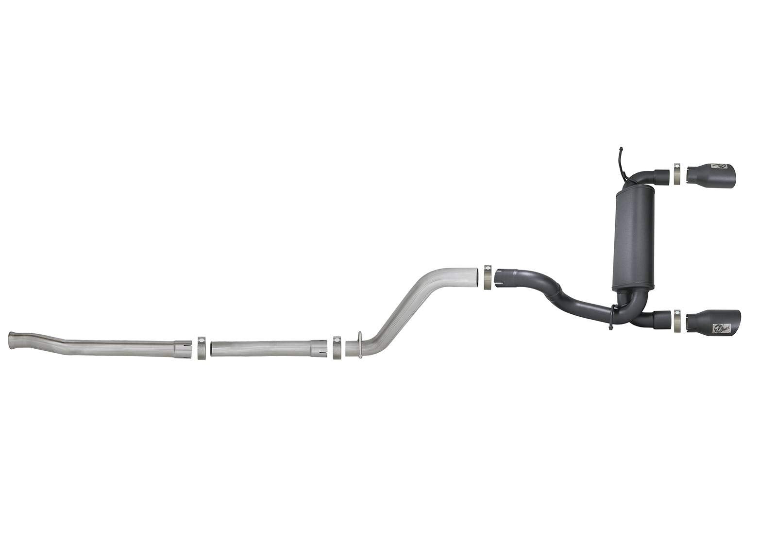 Rebel Series aFe Power 49-48076-B Performance Cat-Back Exhaust System