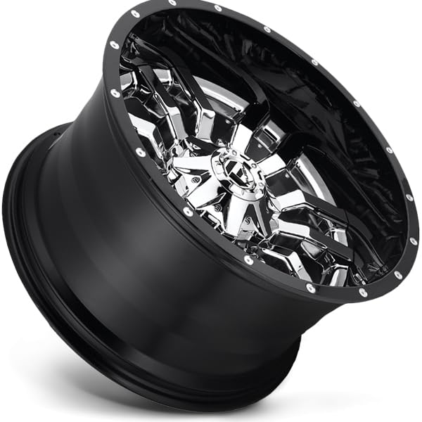 D270 Fuel Sledge 22x10 6x135/6x139.7-13mm Chrome Wheel Rim
