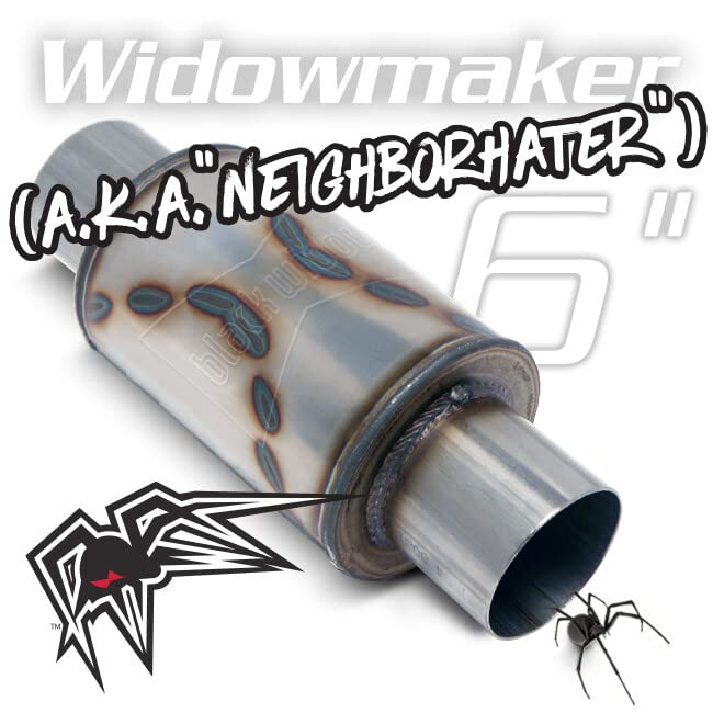 Widowmaker Black Widow series 6" 2.5” Center/Center BW0012-25